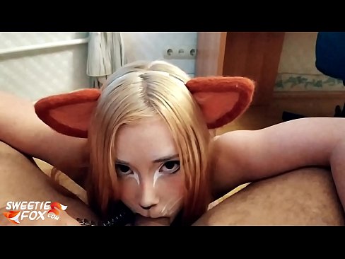 ❤️ Kitsune swallow dick agus cum ina bhéal ❤️  Físeán porn  ag ga.makesexnotwar.ru ﹏